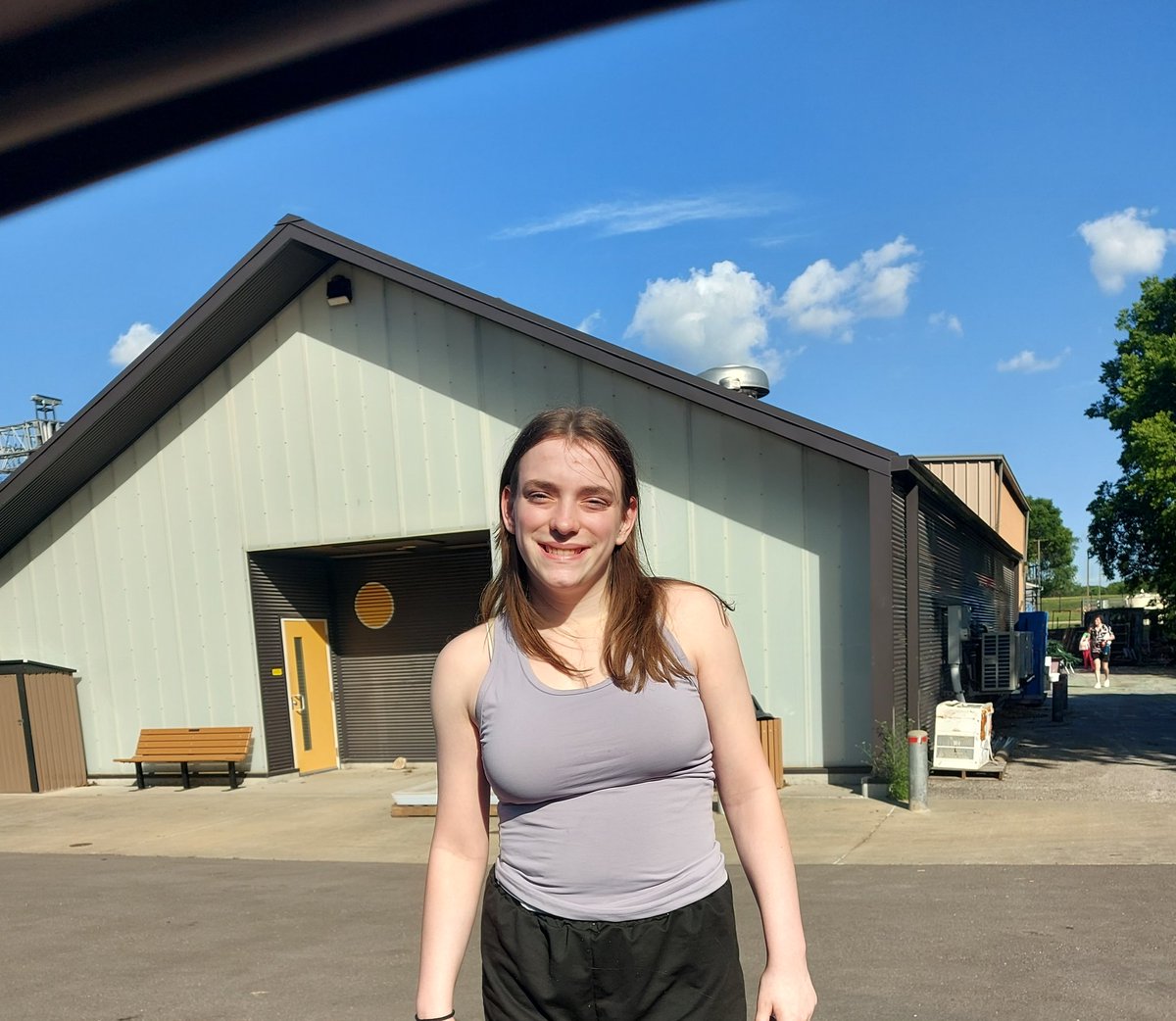 bdeansf's tweet photo. 6.1 - I just dropped her off backstage at Shawnee Mission Theatre in the Park. She has the amazing opportunity to serve on the run crew for their production of Oklahoma this weekend and next, so she has dress rehearsal tonight!
Come out and see it!! https://t.co/44FHqiycQm