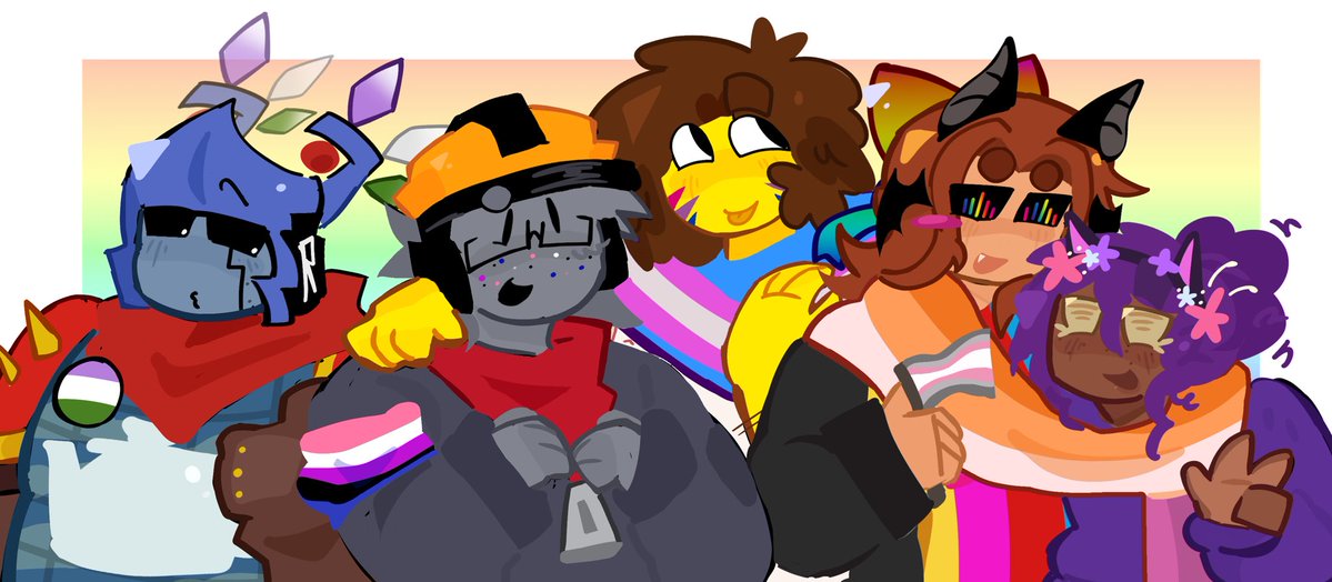 micspeaking's tweet photo. Happy pride month everyone,,, I don’t have motivation to add more admins but yah

#admintwt #clockwork #builderman #shedletsky #tarabyte #brighteyes https://t.co/0bImhairTw