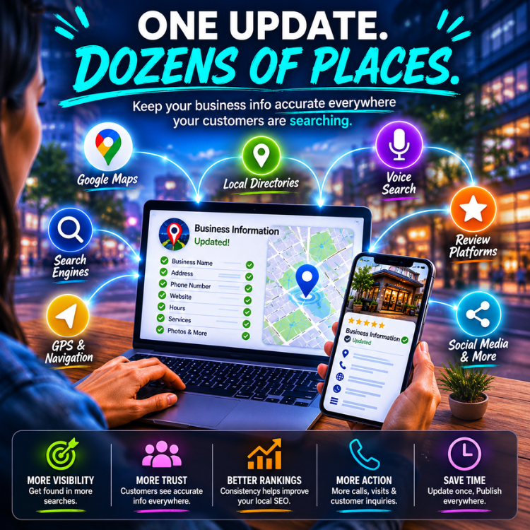 relentlesmaster's tweet photo. One Update, Dozens of Places
Managing your business information across the internet doesn't have to be complicated.
https://t.co/vBEN2pHWMZ
#BusinessListingsManagement #VoiceSearchSEO #GoogleBusinessProfileOptimization #LocalMarketing #SmallBusinessSuccess https://t.co/EEVldQEbrc