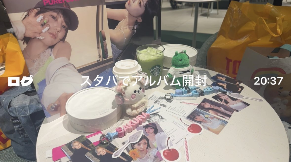 moe____0323's tweet photo. LE SSERAFIM POP UP初日˚.🎀༘⋆

さくちゃんの真似してSetlogで1日記録したよ📸
やっとアルバム手に入って嬉しい✨

13時間ずっと喋ってたけど一瞬だった😆笑
いつもありがとう🐯

#sakumail #宮脇咲良　#사쿠라 https://t.co/G5Uq6R8BzY
