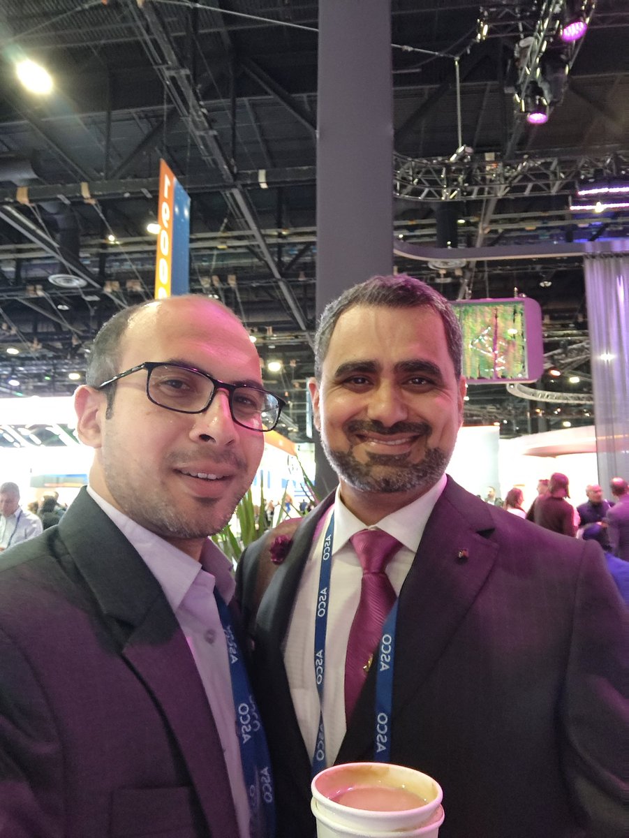 NabinRazz's tweet photo. Catching up with friends &amp; updates in oncology! #ASCO26 https://t.co/AgjrAXMrOj