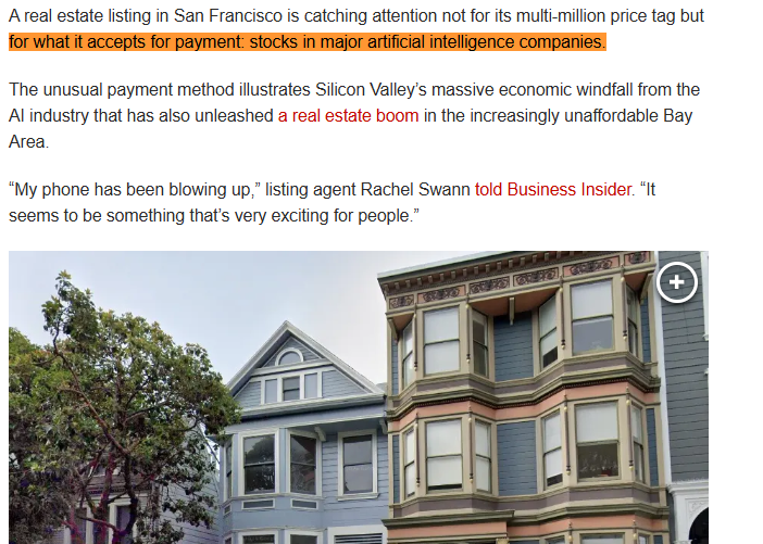 NietzscheBundle's tweet photo. THIS IS A FUCKING GOD NARRATIVE

First ever house to ONLY accept AI Stocks as a payment for the house.

YOU CAN ONLY BUY IT USING AI STOCKS
https://t.co/cFQ9CjlkQ7

https://t.co/cOewDF6psH https://t.co/Nrocl7zT2u