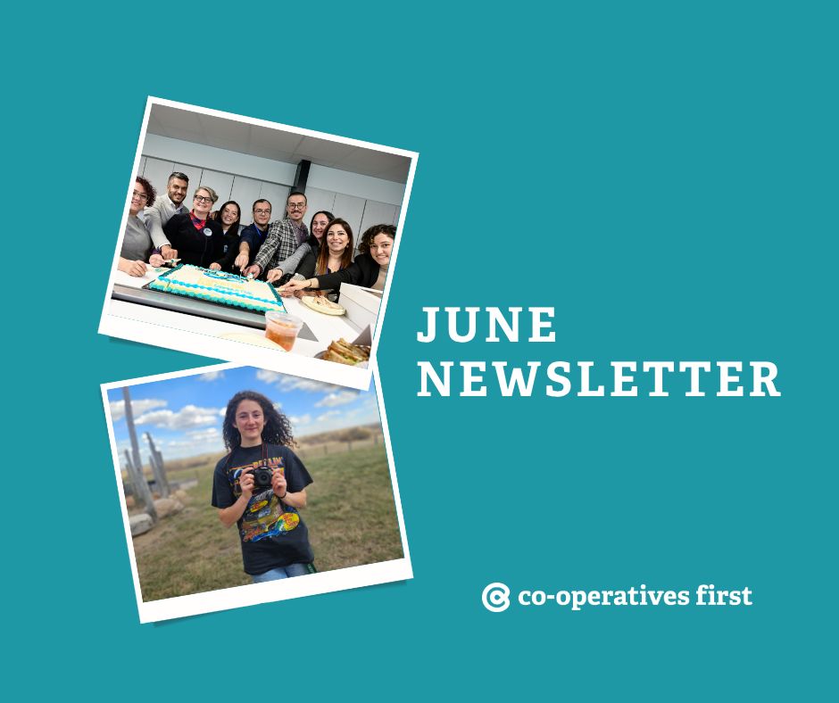 Coops_First's tweet photo. In this month's newsletter, learn about a co-op that's doing great work helping newcomers access the labour market. Plus our new summer student, upcoming webinars, and more! https://t.co/aYmeWgDoAL https://t.co/QaIvCfT5tr