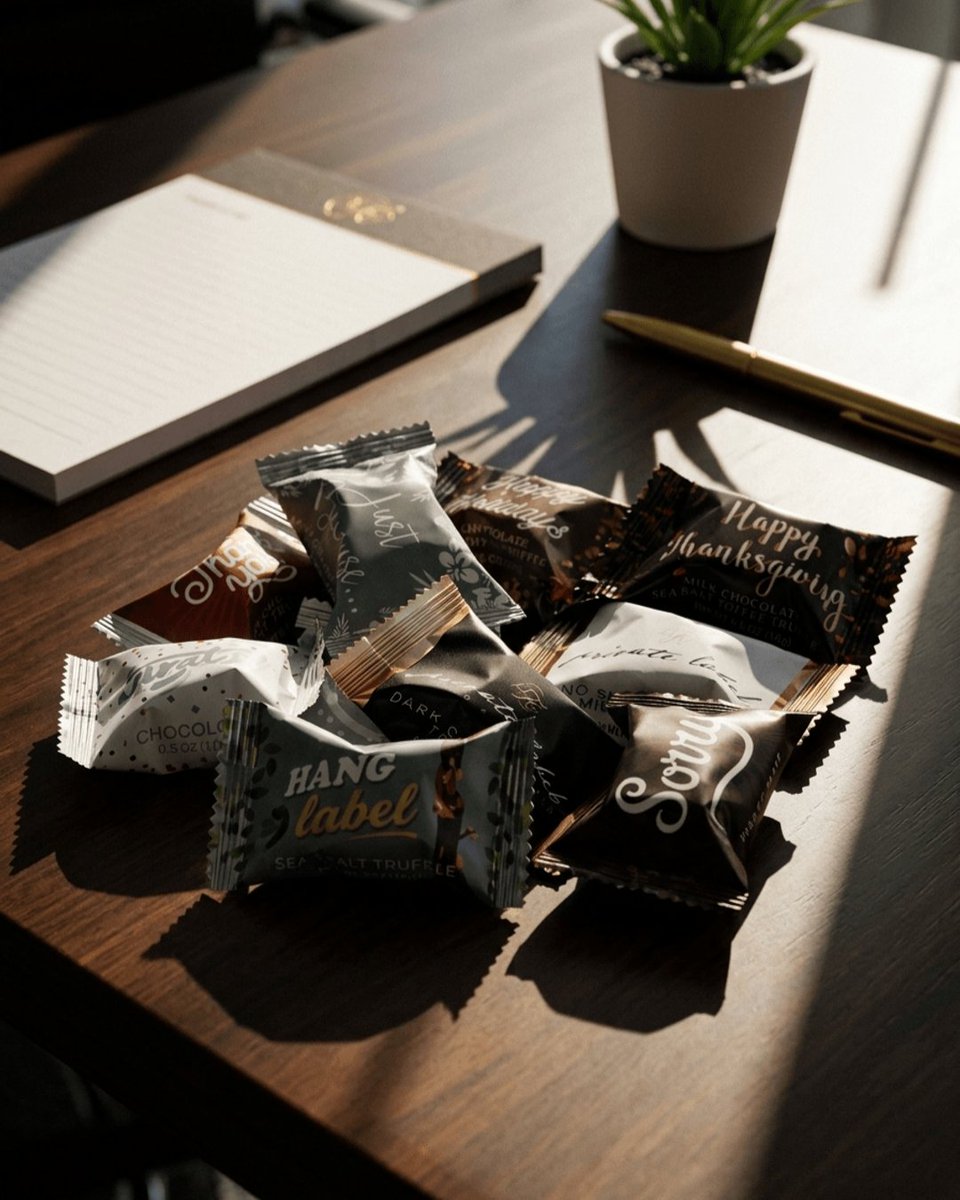 LabelChocolate's tweet photo. Custom chocolates make your brand memorable. They spark instant engagement and beat another desk drawer item. Taste + logo = lasting impressions clients love!

Learn more https://t.co/BUdvlc4wzq https://t.co/Y9hy2gdk5V