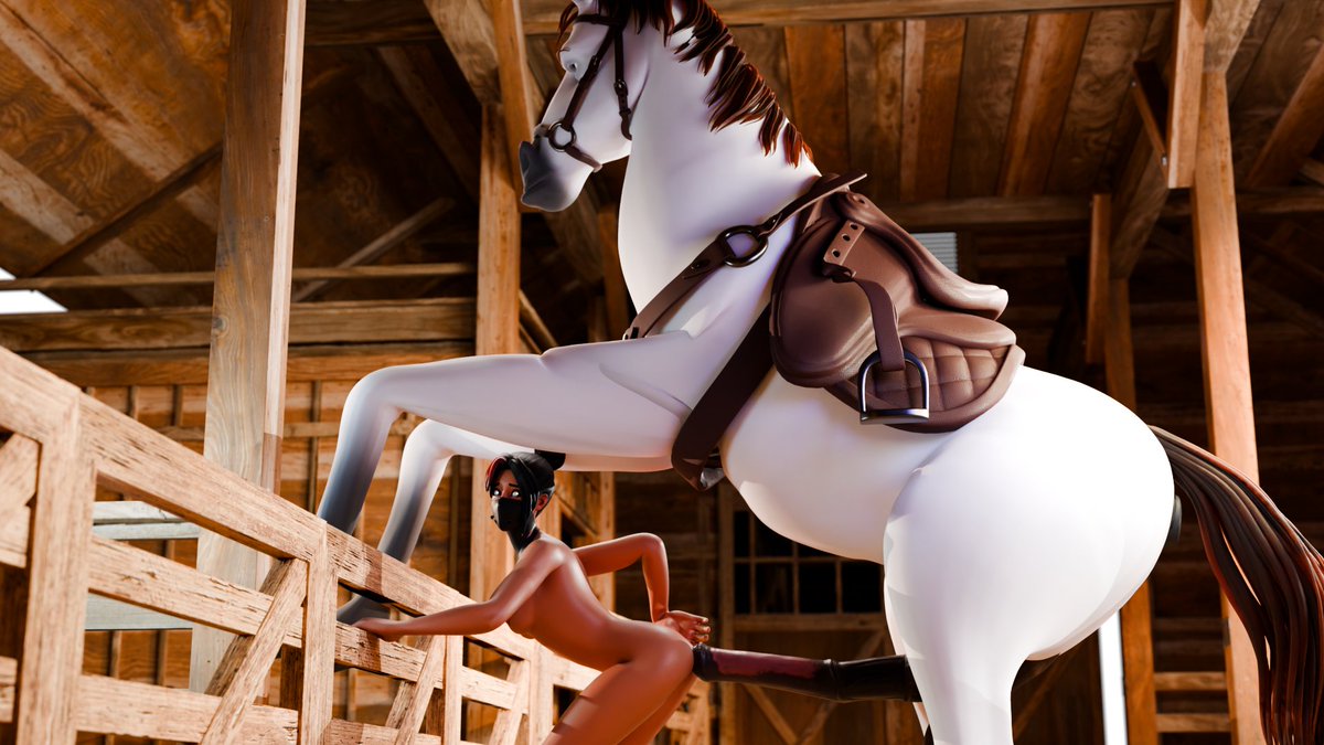 yummypixel2's tweet photo. Fortnite girl getting dicked down by a 🐴🐴🐴in a barn 
#blender https://t.co/cgqkBeL5oy