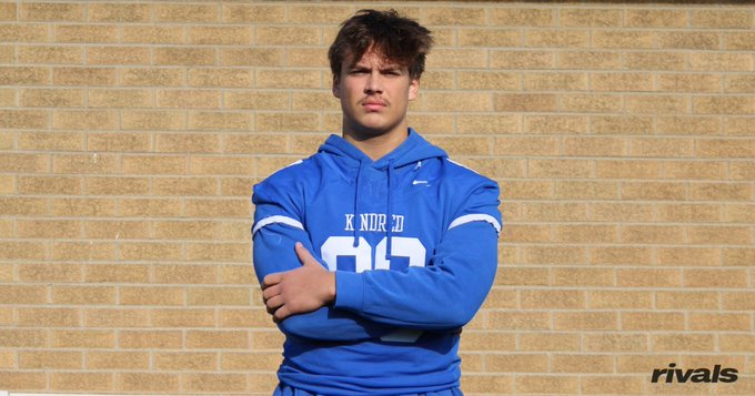 PaulStrelowTI's tweet photo. 🚨 MORE BREAKING NEWS 🚨

#Clemson has scored its second 4🌟 within the hour, as Kindred (N.D.) OL Luke Starcevic has announced his commitment to the Tigers. 

The 💥 from the Tigers' big OV weekend are ✈️ in, as @TIinClemson foreshadowed this morning. 

https://t.co/mx6BuVTflV https://t.co/sHnoI51FfX