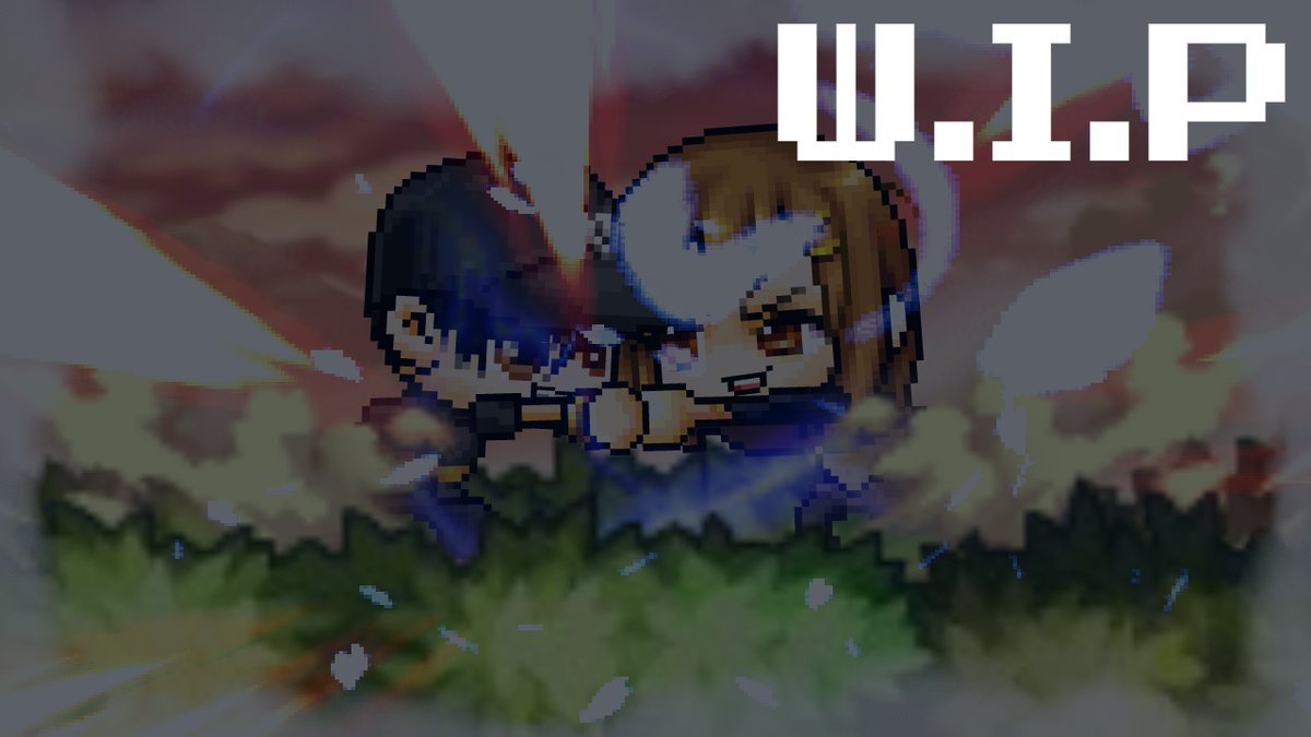 MapleAwakening's tweet photo. Oh no, my age leveled up today. Also a step closer to the final-final scene to animate to end this tale I started 7 years ago! https://t.co/PYBHMKXTUR