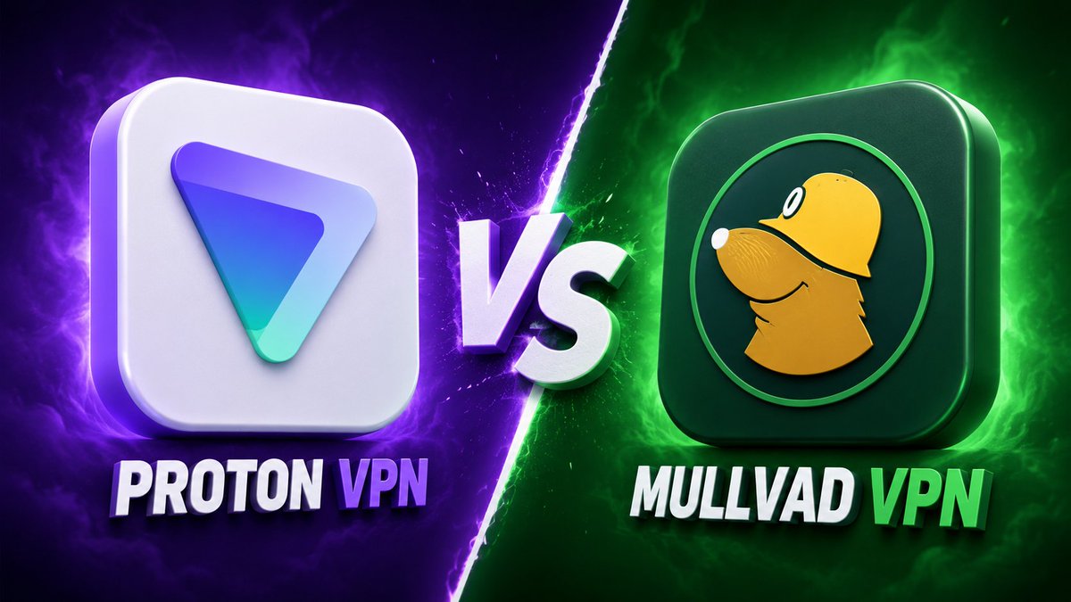 Techjunkie_Aman's tweet photo. Mullvad vs Proton.

Both are elite privacy VPNs.

But they make very different tradeoffs.

10 major differences you should know before choosing one: 🧵 https://t.co/pzEBsemok2