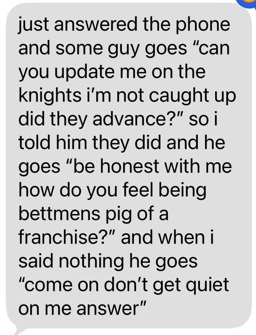 A13VGK's tweet photo. Hey, so what we’re NOT going to do is harass literal CHILDREN working at a skating rink because you don’t like VGK. This accomplished nothing and not a single person within the team is going to know about it. But hey. Gold team bad. 
Also as a man doing this to a woman? KYS. https://t.co/cG3BmnAnPw