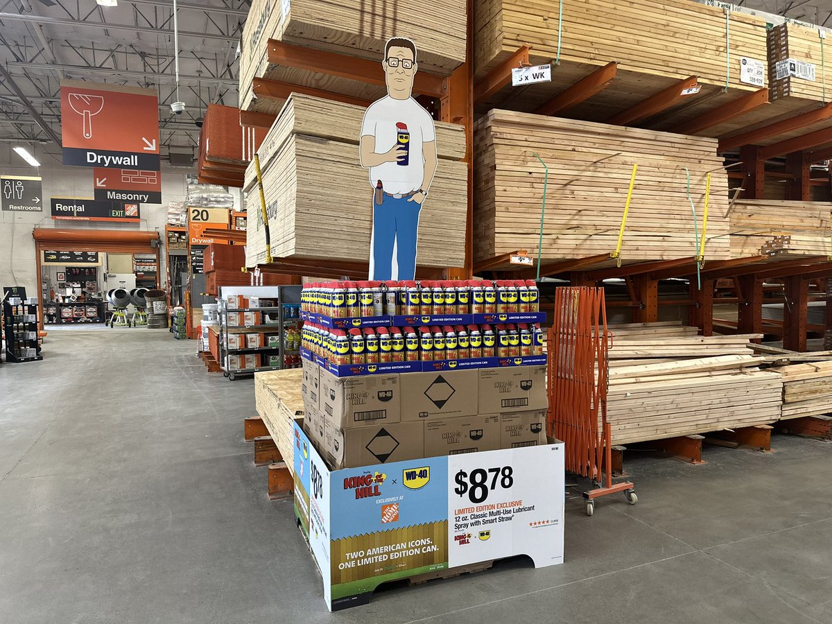 Cooper_Folf's tweet photo. Hank Hill WD 40 was in stock! https://t.co/Po4FQjaLvh
