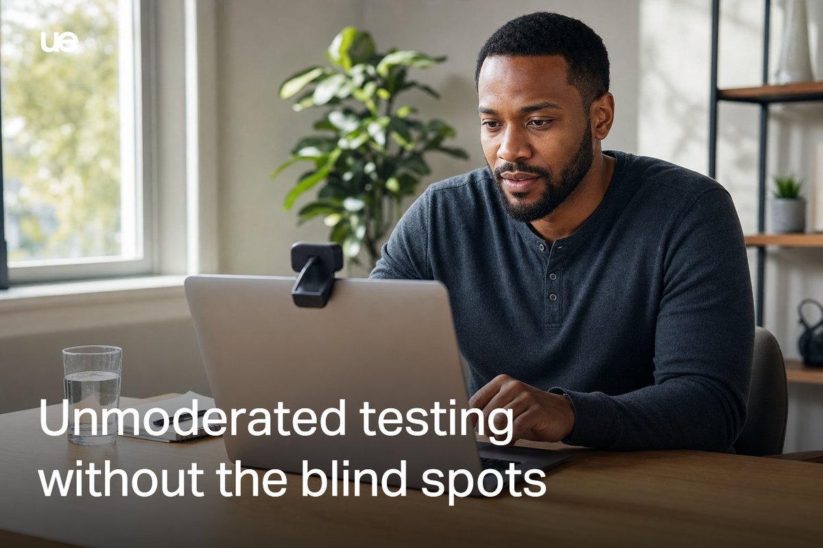 UserEvaluation's tweet photo. Running an unmoderated usability test well takes more care than most checklists admit.

Our walkthrough covers what people skip: tasks that don't lead, success criteria set before you watch, reading results without cherry-picking.

https://t.co/JIol0iRhFc https://t.co/mFwt8YyvhH