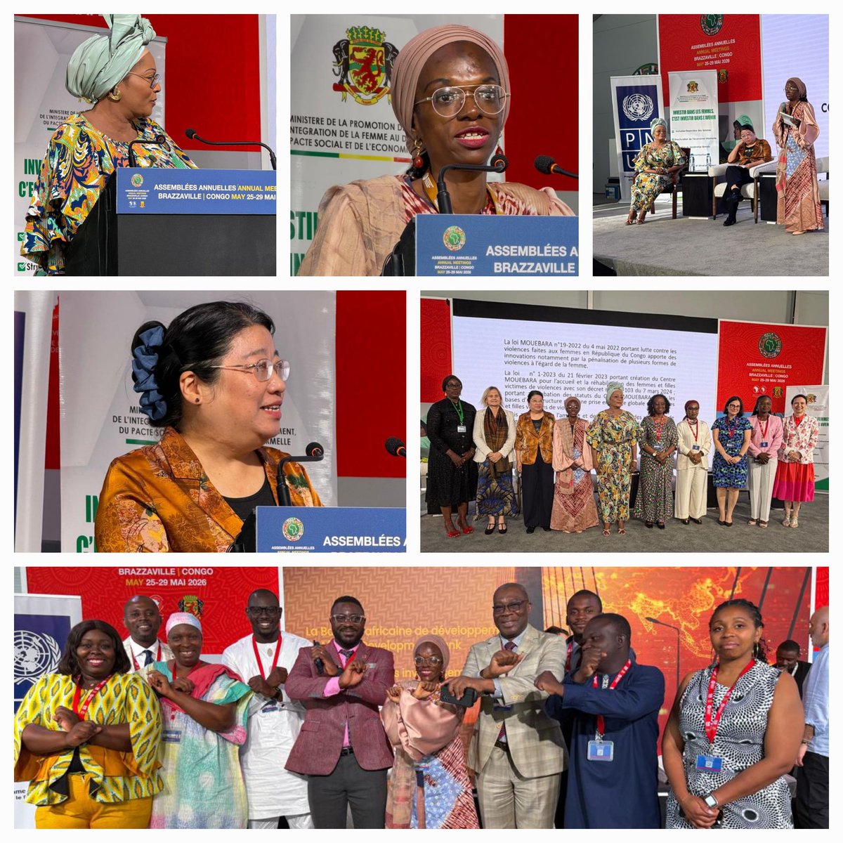 adamafooly's tweet photo. Aux Assemblees #BAD2026, j'ai joint la voix du @UNDP  à l'appel à la mobilisation des financements 💰 pour la construction d'un guichet unique de prise en charge holistique des survivantes de violences, et reinsertion économique des femmes. Rejoignez nous #CentreMouebara #ODD5 https://t.co/6wgszLfDNV