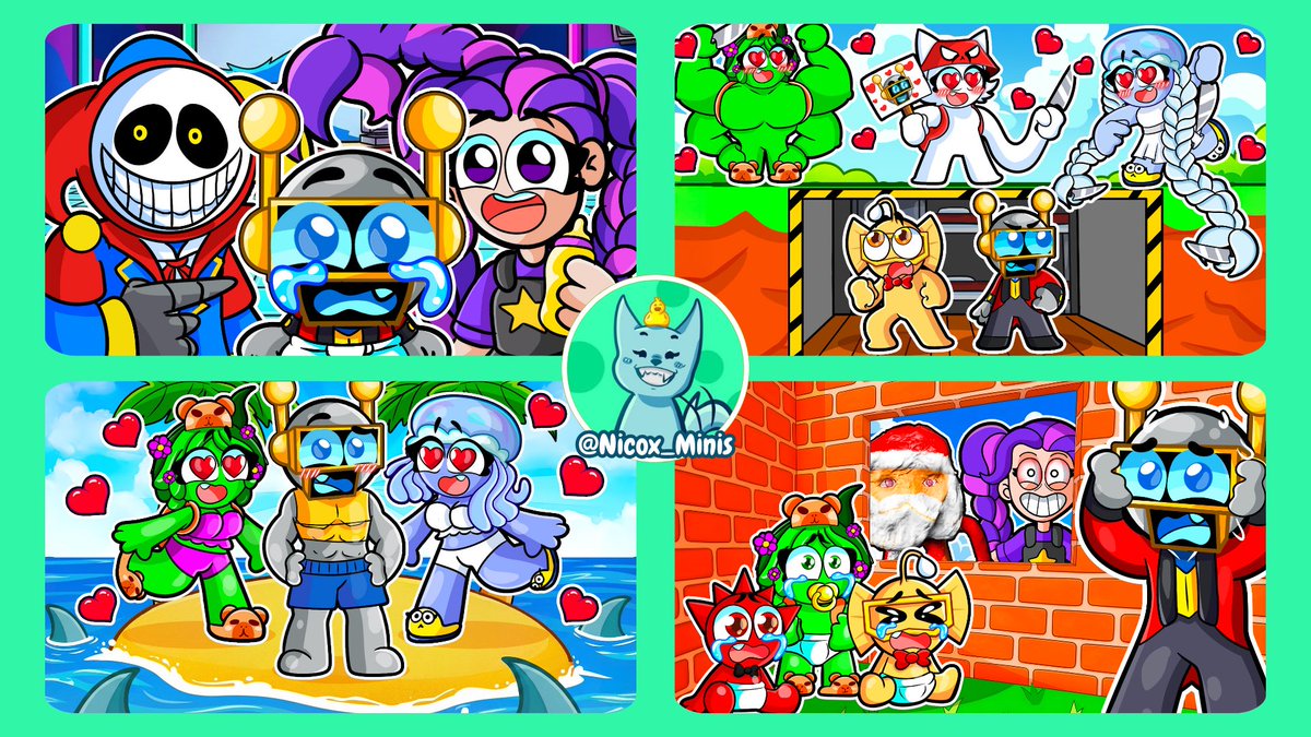 Nicox_Minis's tweet photo. 🎨Roblox thumbnails by Sprunki
🕹️ NEW THUMBNAILS
↗️ Thumbnails created to attract views
📩 Commissions open, contact me in DM
Thumbnail Artist/Graphic Designer
#thumbnail #Thumbmaker #roblox #comission #comision #youtube #miniatura #nicox #youtubedesign #miniaturero #Nicox_Minis https://t.co/7nELXelRsi