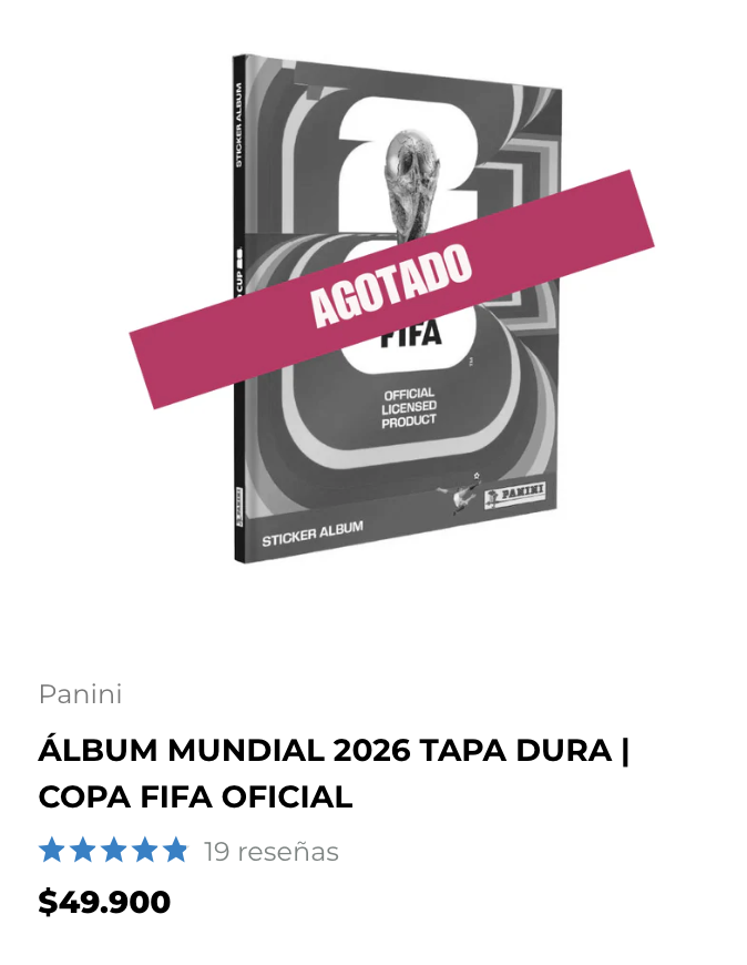 Oesoto's tweet photo. @omargsch @demiandoyle @PaniniArg Aquí en Colombia solo entregaron los que se compraron en preventa y ya ha pasado un mes y no han vuelto. 
En cambio los kioskos y negocios no oficiales si tienen los tapa dura al doble o triple de precio.
El dorado nunca se comercializó formalmente. Un desorden tremendo https://t.co/YmQtnSBKkF