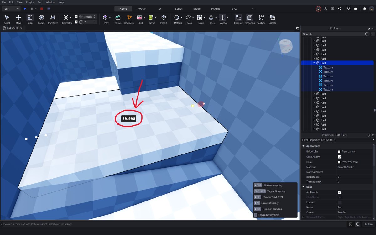 HuskeeTheDev's tweet photo. Thanks for triggering my OCD Roblox...
#RobloxDev #Roblox https://t.co/EMpHcwNPvW