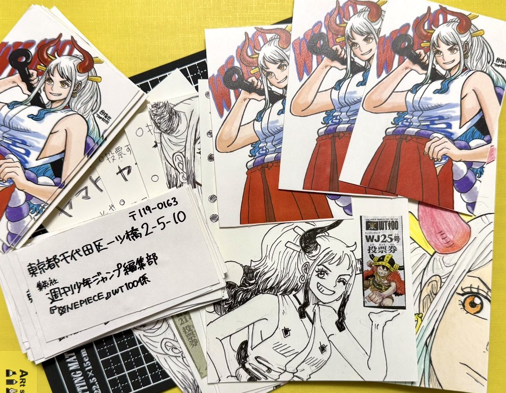 ハガキ票も出すぞ🔥🔥🔥 第2回 ONE PIECE キャラクター世界人気投票