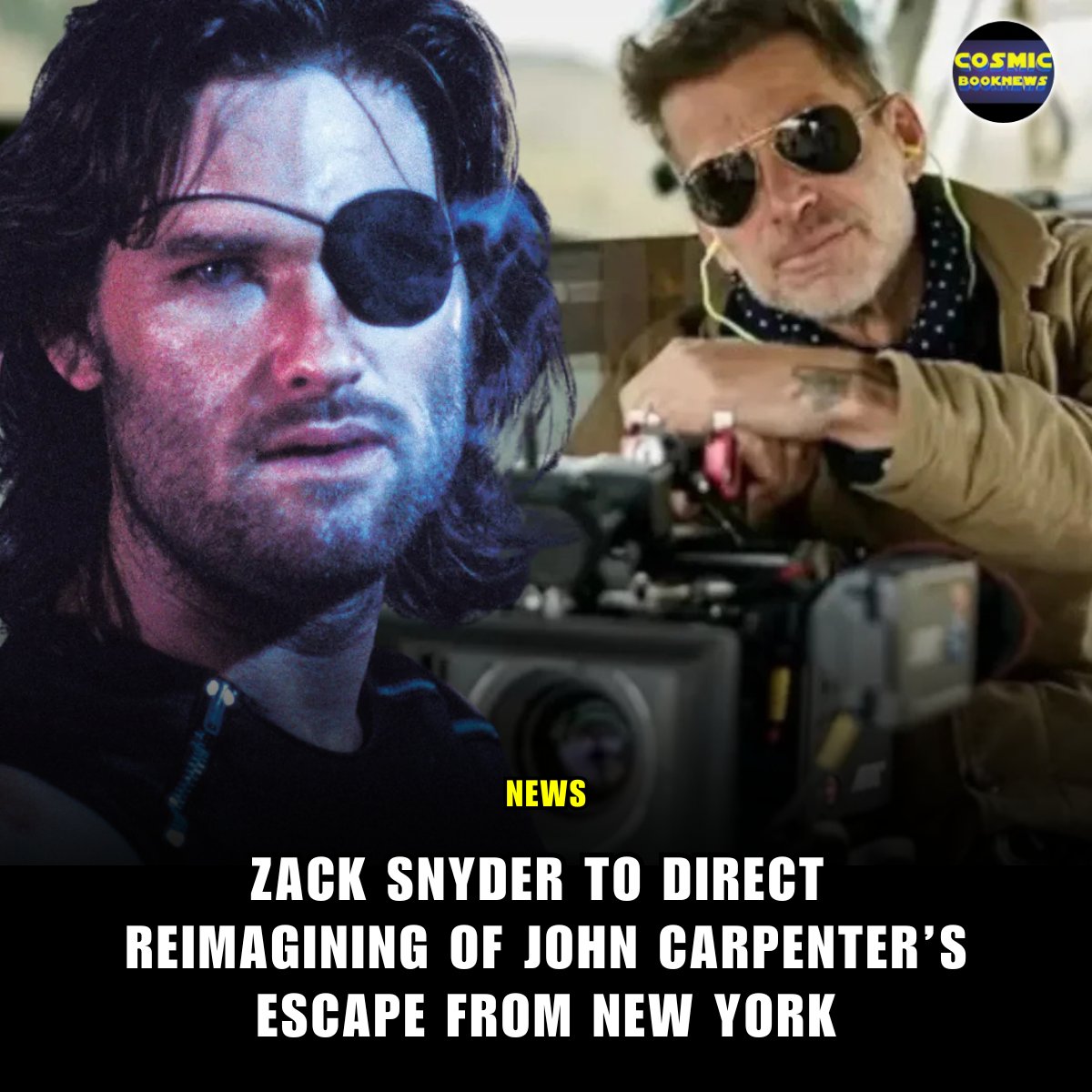 cosmicbooknews's tweet photo. Zack Snyder To Direct Reimagining Of John Carpenter’s Escape From New York
https://t.co/wpKZPKXQu6 https://t.co/oe6JkgmHaS
