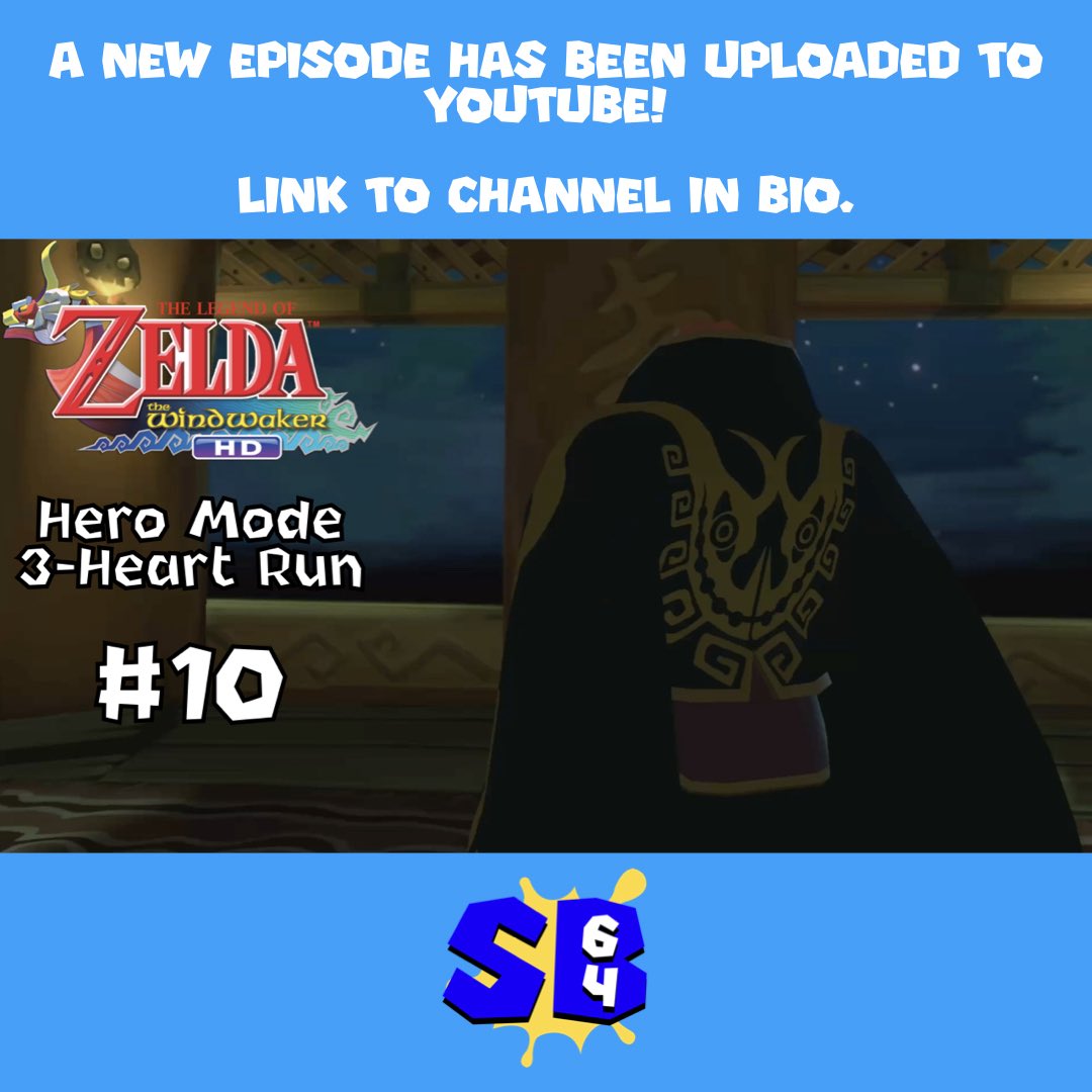 StreetBandit64's tweet photo. #zelda #windwaker #youtube #commentary #heromode https://t.co/8p0TyoZckZ