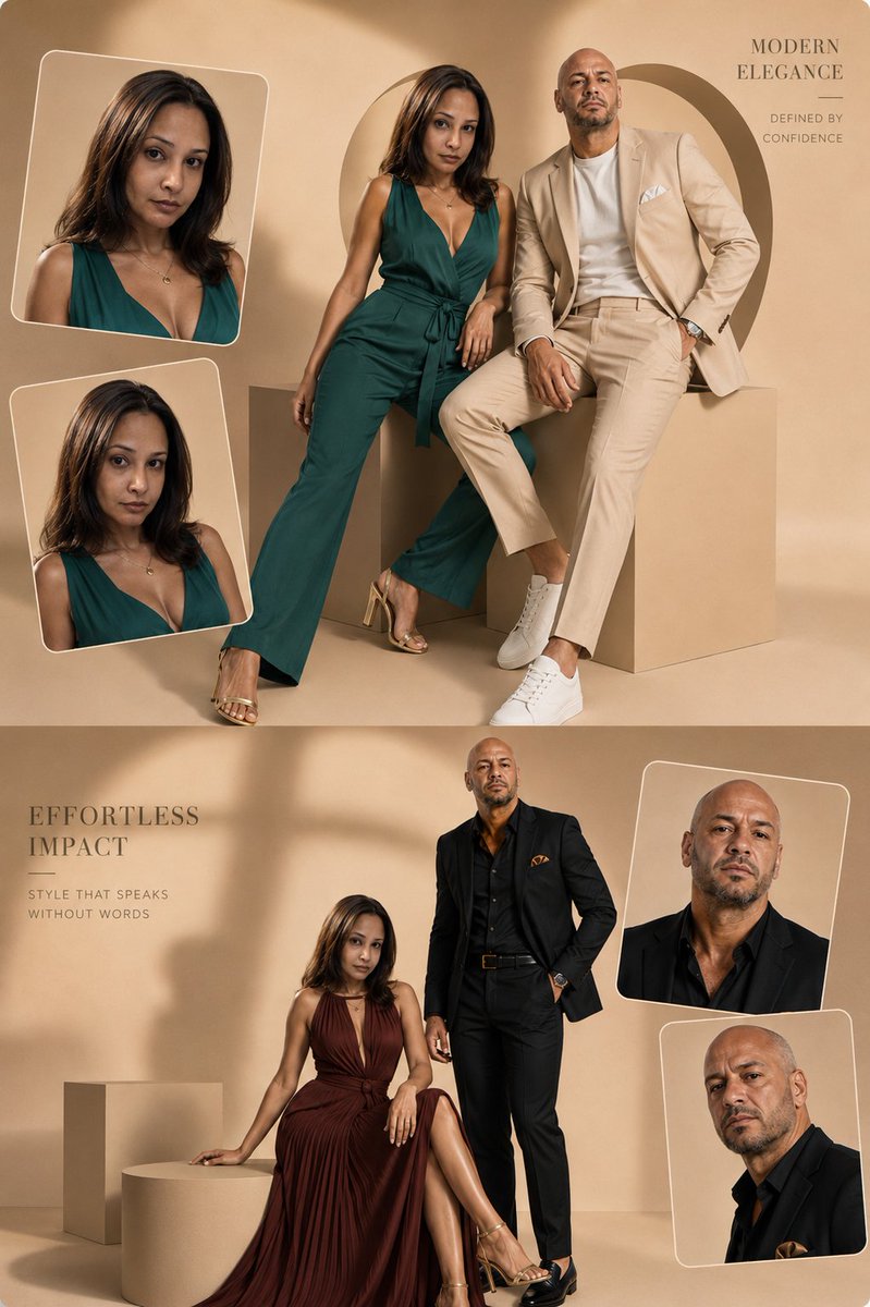 High-End Luxury Fashion Editorial Poster