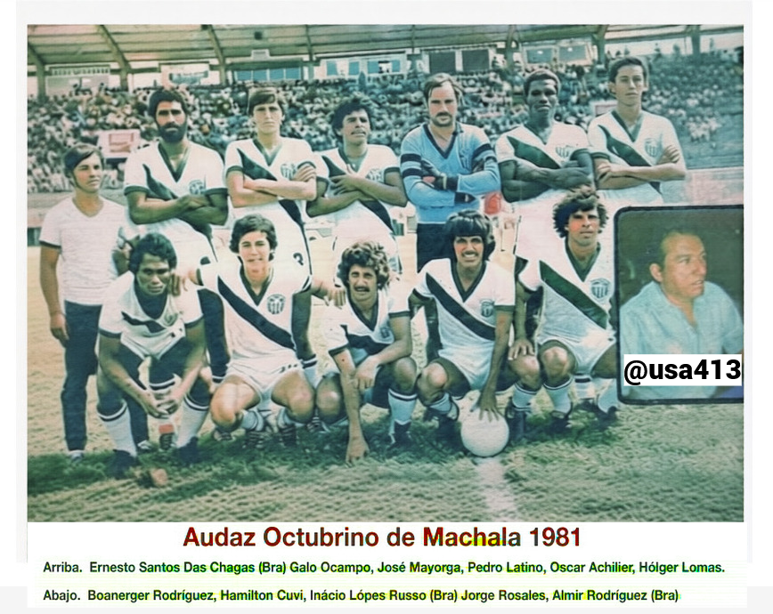 USA413's tweet photo. Audaz Octubrino de Machala 1981 https://t.co/Sha5Pffci3