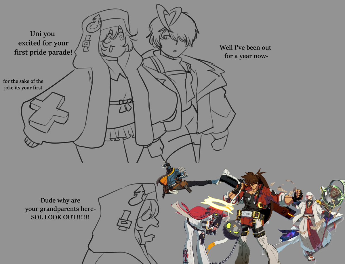 SndPlusA's tweet photo. happy guilty gear pride
i would add more gg characters but thatd just be the whole cast https://t.co/WEzU39gHez