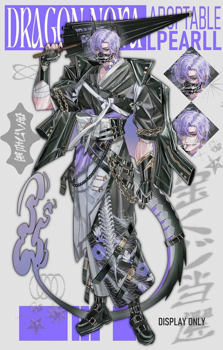 L_Pearll's tweet photo. Dragon Nova🟣🐉
#adoptable #characterdesign #character https://t.co/TM9gerv30p