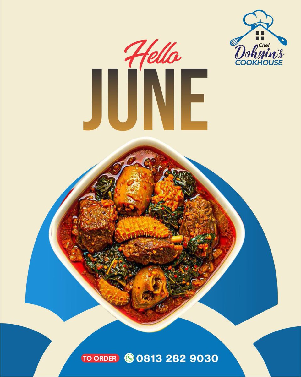 ChefDCookhouse's tweet photo. Happy New Month https://t.co/ZCswHbEtlc