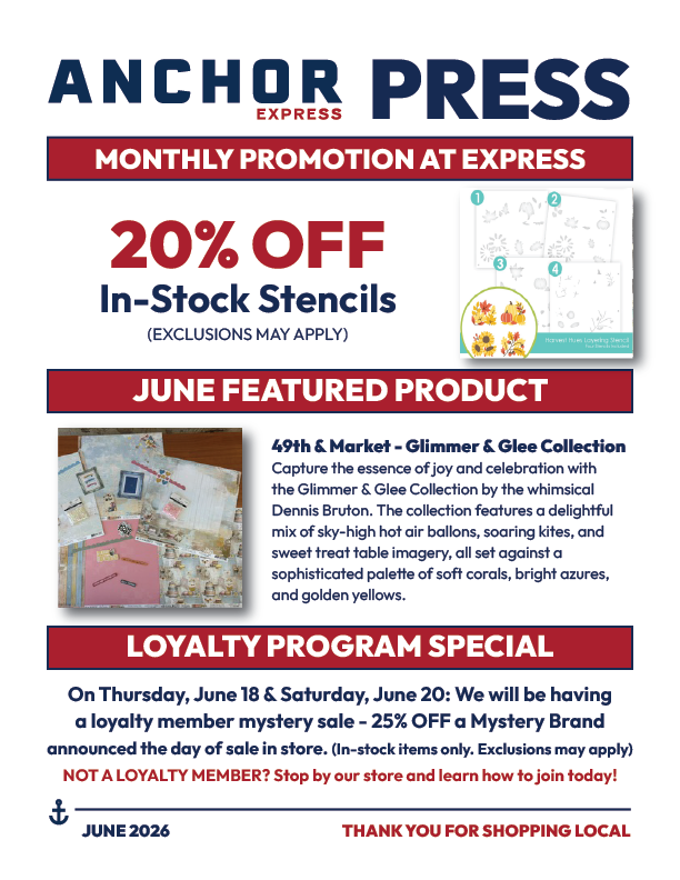 AnchorPXpress's tweet photo. June Express Press is here! Explore new arrivals, monthly savings, envelope options, and a loyalty member mystery sale at Anchor Express in Plymouth, Minnesota. Take a look at the full issue here: https://t.co/gRpNq7n6nq https://t.co/ugwi4FHYmm