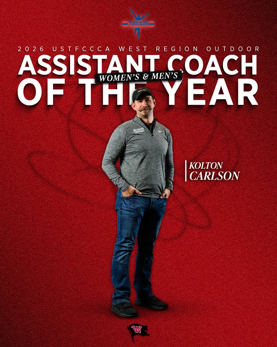 gobucs's tweet photo. Post-season accolades 💪

Amblessed Okemgbo has been named @ustfccca West Region Field Athlete of the Year for the second time this year! 

Kolton Carlson has earned West Region women's and men's Assistant Coach of the Year, also his second honor of the season! 

Congrats Bucs! https://t.co/EohE2z71J7