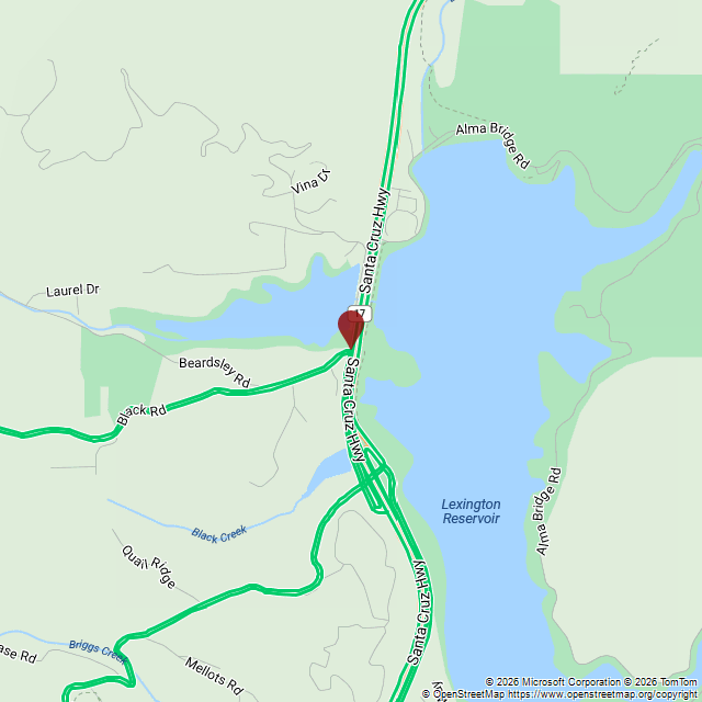 CA17Status's tweet photo. Moderate INCIDENT @ 02:28 PM PDT | #CHP : Traffic Hazard on CA-17 Southbound west of Black Rd (Los Gatos). Lane blocked. Expect delays. #Highway17 https://t.co/PkMhVGlXCE