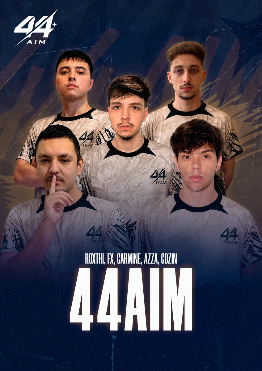 44aimers's tweet photo. O COMEÇO DE UMA GRANDE HISTÓRIA DA 44AIMERS!💛💙🔥
A line 44AIM chegou e já marca sua presença nos camps: LigaGG, Mentora, Premier Invite, ELV HUB express e V-League!
Bem-vindos, desejamos sucesso para a line!

@Azzavlr @carminevlr @fxvlr_ @gdzinvlr @roxthi @ninevlr_ @psi_nicz https://t.co/kdB52M4ihl