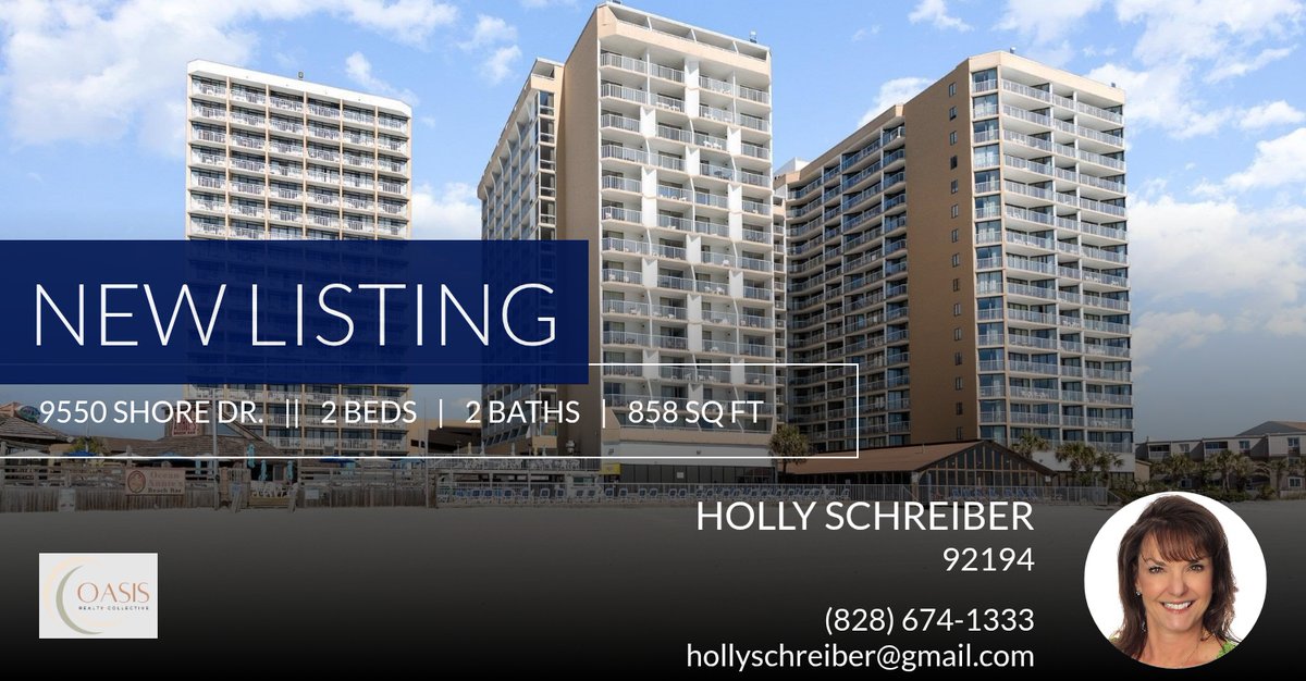 MoveMyrtleBeach's tweet photo. 📍 New Listing 📍 Take a look at this fantastic new property that just hit the market located at 9550 Shore Dr. 1219 in Myrtle Beach. Reach out here or at (828) 674-1333 for more information https://t.co/OrsPhy6XeF https://t.co/pMjpnnbMuY