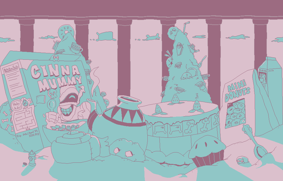 ha_nineteen's tweet photo. my bg work for cafe and stuff https://t.co/mnVL5jE0fs