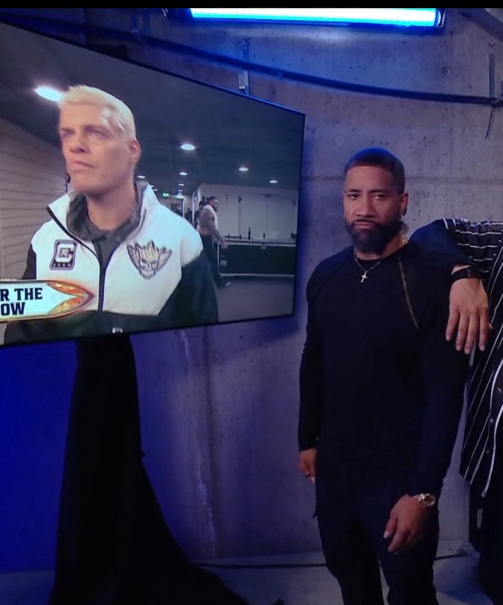 TwoHeadsPodcast's tweet photo. The ROMAN REIGNS Effect: 

- Jacob Fatu has a brand new direction (and looks more dangerous than ever) now that he’s under the Tribal Chief’s command.

- Seth Rollins now has his sights set of dethroning Roman instead of having pointless feuds with The Vision.

- LA Knight is fully back in The Bloodline vortex—which is honestly what’s best for his career, and to remain on TV.  

- Jey Uso now has flexibility to go after Cody’s title on SmackDown.

OPEN YOUR EYES. LOOK AROUND.

CINEMA IS BACK 🍿