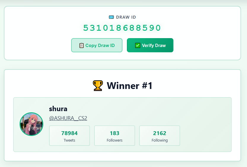 EduGambo's tweet photo. Congrats @ASHURA__CS2 
Please open a ticket on discord https://t.co/yRLVCDuG9v