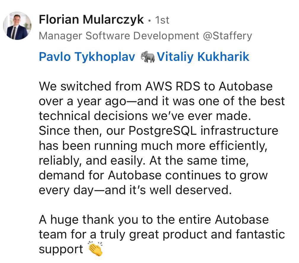 Autobase | PostgreSQL Platform (@autobase_tech) / Posts / X