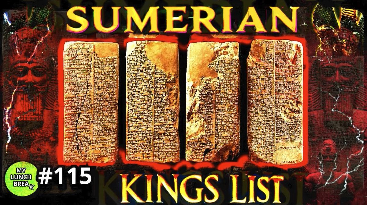 MYLUNCHBREAK_'s tweet photo. The Sumerian King's List

LINK TO WATCH: https://t.co/70vQyqfxnc https://t.co/x5f4XwNo17