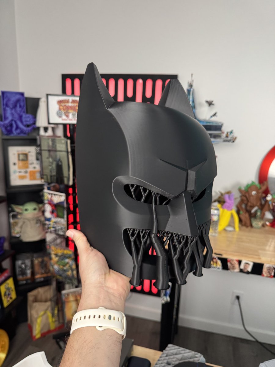 UncleJessy4Real's tweet photo. Some of my prints off the @BambulabGlobal A2L

Despite it being a larger A1 it can throw down some pretty impressive prints 

Lego Batman @StudiosYosh 
Skeleton 🦕 @FlexiFactory 
AT-ST @KitKiln3D 
Megaman ModelLover on Makerworld https://t.co/CGgbnW7pok
