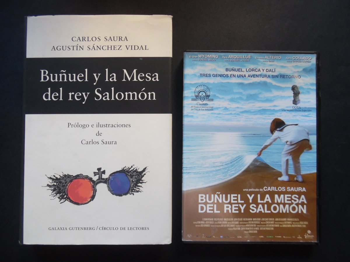 SecretStore's tweet photo. Buñuel y la Mesa del Rey Salomón (2001) es el homenaje de Carlos Saura https://t.co/Pr5Zb3jtNE a Buñuel y Lorca mezclando realidad y fantasía https://t.co/ABoPeItqHl. Pura emoción. https://t.co/HoL6PfP9d0