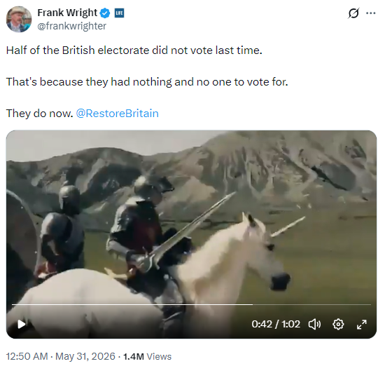 EligeMemes's tweet photo. British Fascists are making edits about Narnia... https://t.co/kxGdboLmUz