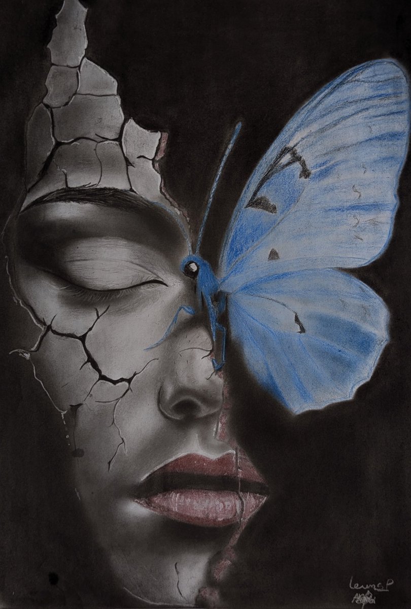 HedowuSamuel's tweet photo. Tittle: "Shattered, Yet Alive"
Charcoal/Color drawing 
@JonoDry 
#trending #fypシ゚viral #artㅤㅤㅤㅤ #explore #charcoaldrawing https://t.co/cD3MBkg3AE