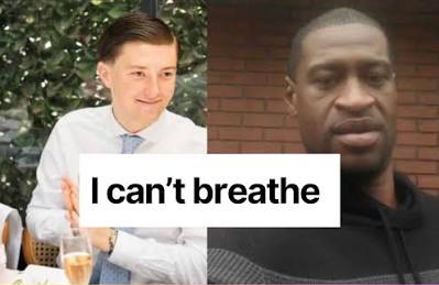 Kolosmental's tweet photo. Both men said I can't breathe while being arrested by the police.
One man included I've been stabbed in his own breathe complaint.
One was a student while the other one was an alleged fent addict/ex con.
Both men died during the arrests. The fent addict/ex convict got a worldwide protest, solidarity March movement and GoFundMe donations for his family members with a statue built for him while the Student got nothing.
Can someone explain to me like a 5 year old why this happened and why the media was silent on one case but amplified the other?
Can someone also explain exactly what's going on in the UK, Europe and West to me?😵