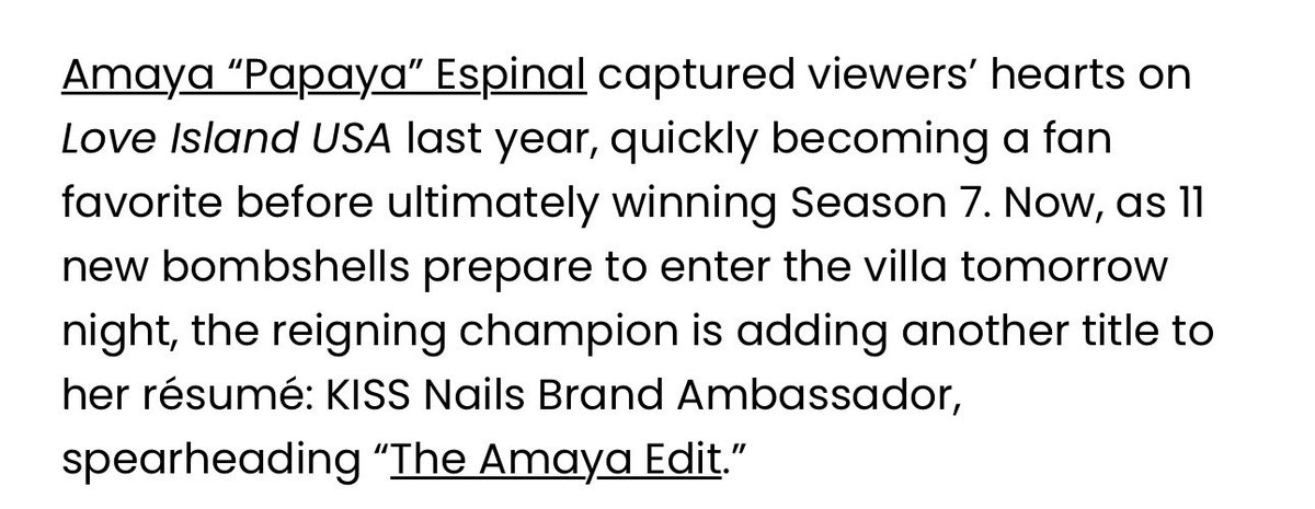 papayabase's tweet photo. Amaya spoke with Glitter Magazine on being the Kiss Nails ambassador, beauty, self-love and the “Amaya Edit” 💋💅🏾

https://t.co/VhPy2SDCZr https://t.co/KTLcGjiiqB