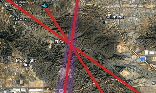 engineco16's tweet photo. New Vegetation Fire - #TimothyFire San Timoteo Cyn Rd near Lake Shore Drive #Redlands, but it's in Riverside County. @CALFIRERRU https://t.co/EA8c7HUUJo