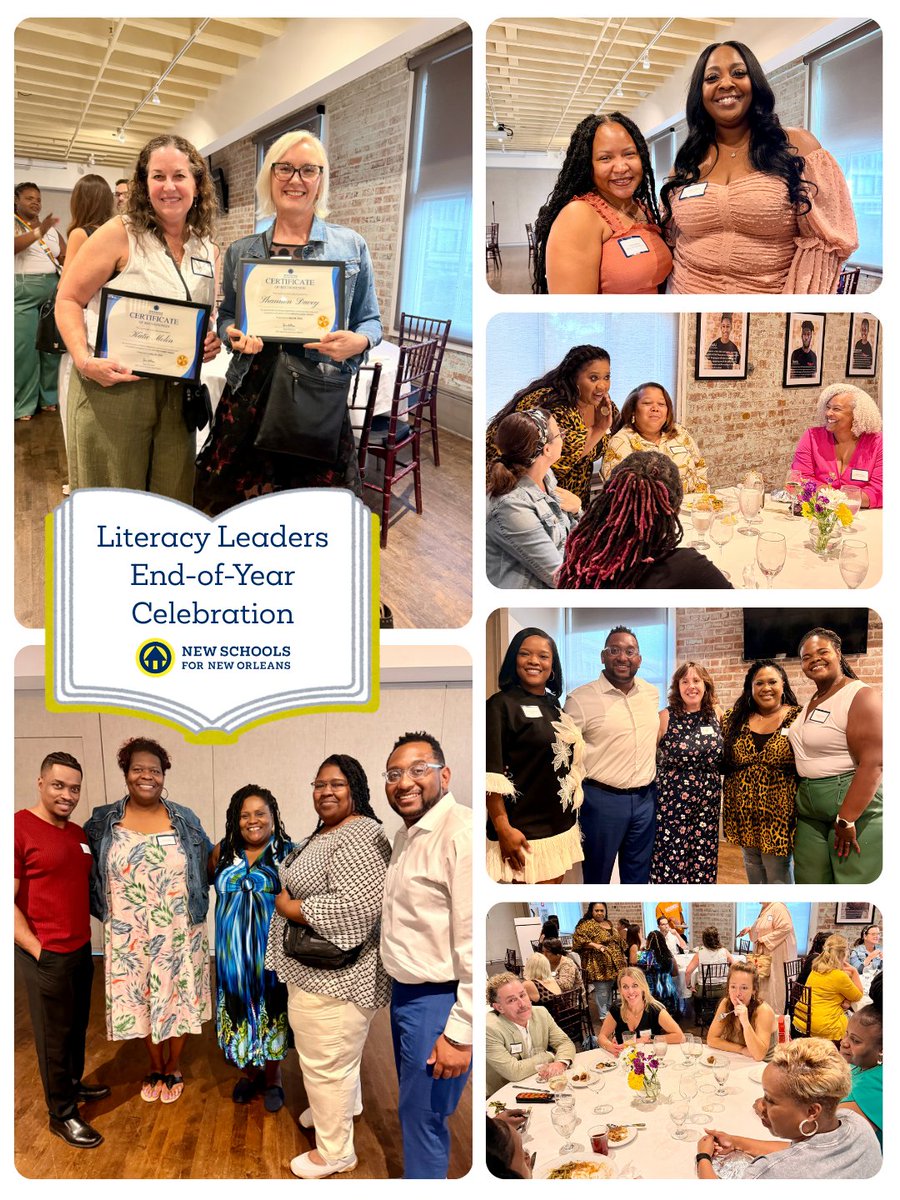 NSNO_NOLA's tweet photo. Last Thursday, we celebrated our Literacy Leaders Cohorts 1 &amp; 2 and recognized Cohort 1 for completing the full two-year program.

Thank you to TNTP and Dr. Mitchell Brookins for their partnership, coaching, and support. Congratulations to all of our Literacy Leaders! 📚 https://t.co/XJpaJf4bAc