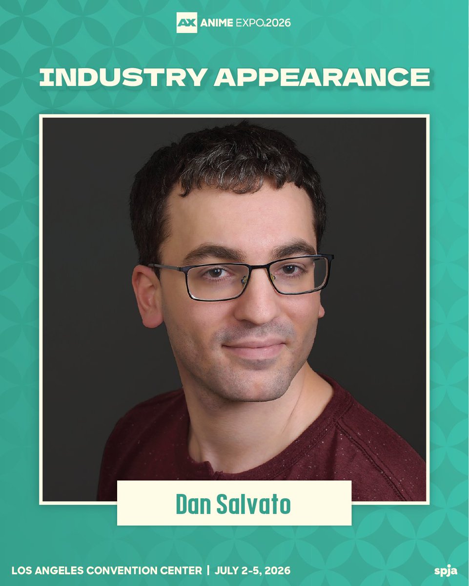 AnimeExpo's tweet photo. Please welcome Dan Salvato to #AX2026 as an Industry Appearance! ✨

Dan Salvato is an independent game developer best known for creating "Doki Doki Literature Club." 🎀📓 Since its release in 2017, DDLC has reached over 30 million downloads, and it continues to be renowned for its trailblazing psychological horror and deeply relatable characters. Currently, Salvato is leading development on several new unannounced projects as Creative Director and Lead Designer. 🫟

⭐ Appearance:
☑️ Panel Name: Writing the Doki Doki Literature Club Characters with Dan Salvato
🗓️ Date: Day 1 - Thursday, July 2
⏰ Time: 12:00 PM - 12:50 PM
📍 Location: 403AB

⭐ Autograph Session:
🗓️ Date: Day 1 - Thursday, July 2
⏰ Time: 7:00 PM - 8:00 PM
📍 Location: JW Marriott Gold Ballroom - Table 1

🔗 Register Now! https://t.co/N1Jg8alpOC
🏩 Book a Room! https://t.co/n3iyj67VKB
📱 Download the AX Mobile App! https://t.co/8LmHwo8Z07

Anime Expo 2026 | July 2-5, 2026 | Los Angeles Convention Center, CA

#AnimeExpo #AX2026 #AnimeExpo2026 #Anime #Japan #LosAngeles #Manga #Cosplay #Otaku #Gaming #RPG #AMV #Shoujo #Shounen #DanSalvato #IndustryAppearance #DokiDokiLiteratureClub