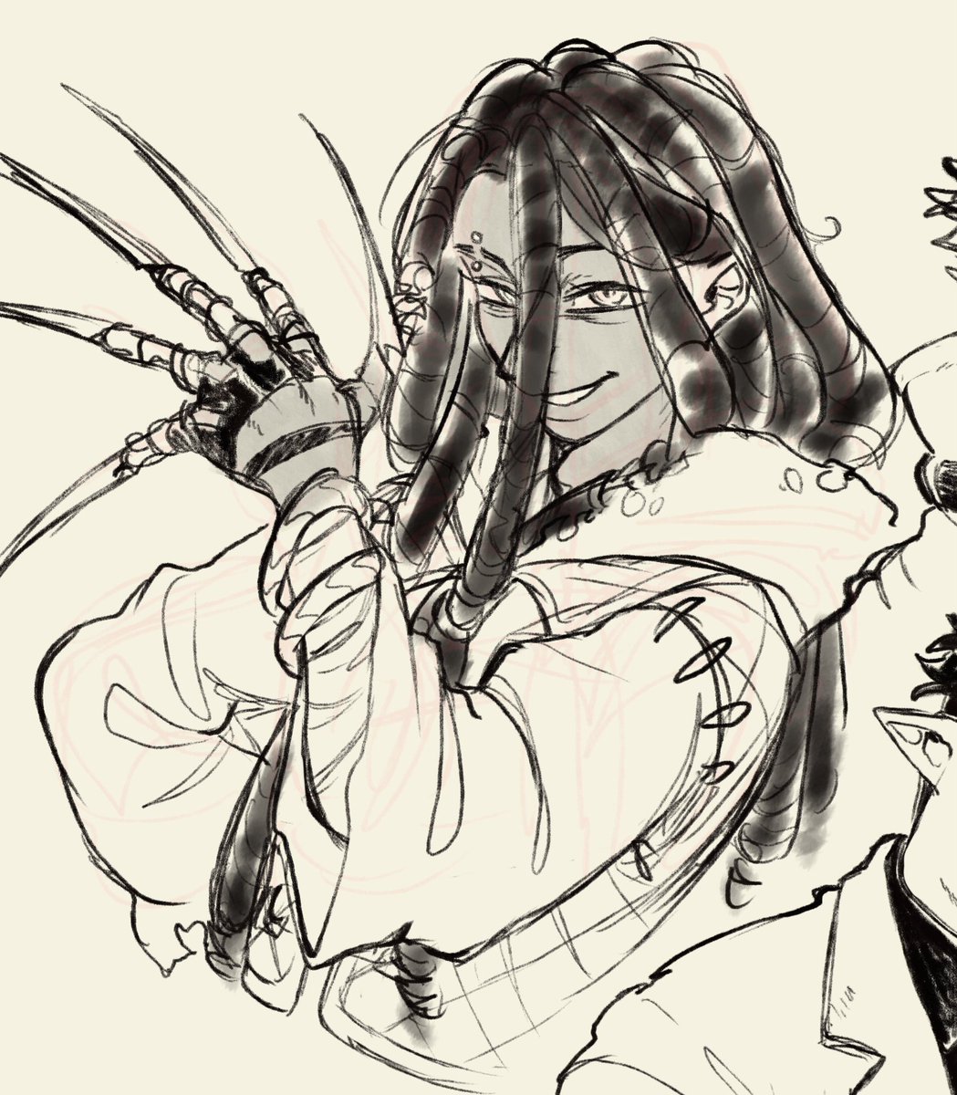 HolyHorror_'s tweet photo. Man... I drew him so well, I should drink more often https://t.co/QHWshNHCKn