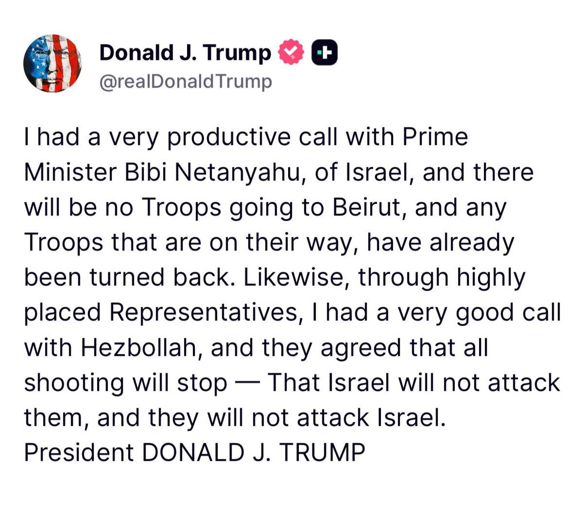 michaeldweiss's tweet photo. “I had a very good call with Hezbollah.” https://t.co/wmEy8Q8XMx