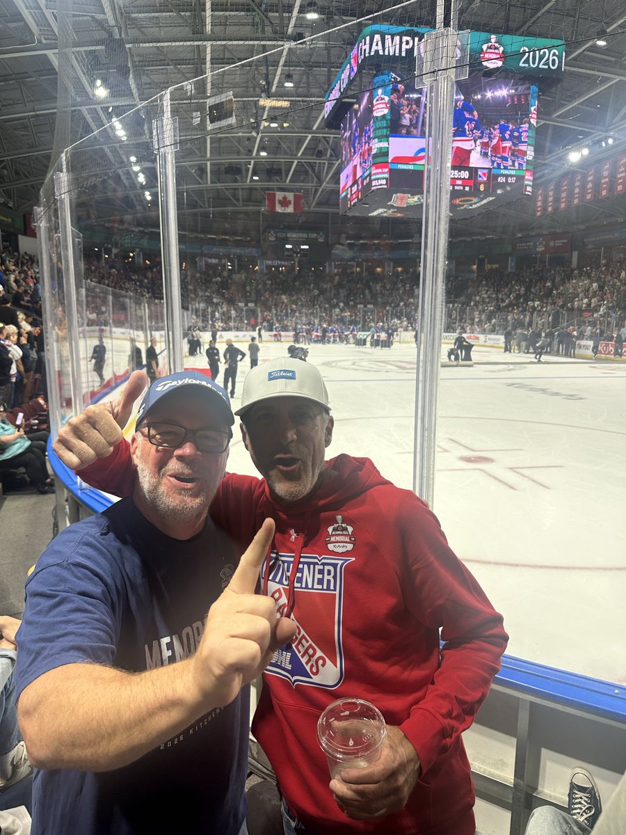 SLAMO_tweets's tweet photo. @OHLRangers Thanks for a Memorial Cup for a couple of Ktown boys living in the Okanagan. https://t.co/DMv8pYivxz