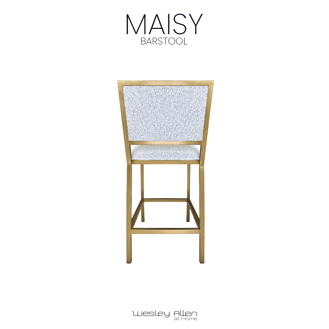 WesleyAllenInc's tweet photo. Upgrade your mornings.✨
The Maisy Barstool offers the perfect blend of modern lines &amp;amp; hand-forged durability.
✅ 31 Finishes
✅ 60+ Fabrics (C.O.M. welcome!)

Customize yours:  https://t.co/pZSoY9i9XX 
#WesleyAllen #wesleyallenathome #KitchenDesign #HomeStyle https://t.co/ZsZoUVUzX6
